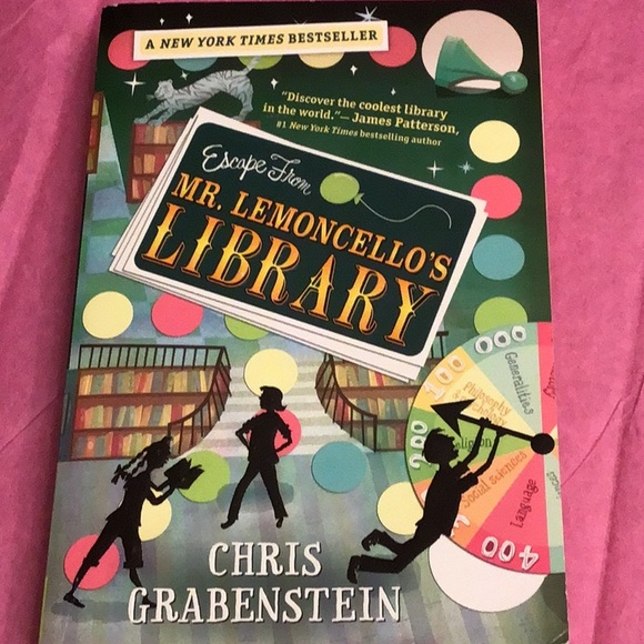 🌀2/$6🌀Sale! -Mr. Lemoncello’s Library Chris Crabenstein,adolescent readers - Picture 6 of 7
